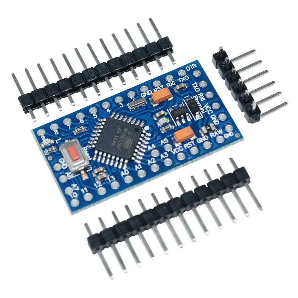 Pro Mini ATMEGA328P 328 Mini ATMEGA328 5 в 16 МГц для arduino Nano Micro control Micro Board
Pro Mini ATMEGA328P 328 Mini ATMEGA328 5 в 16 МГц для arduino Nano Micro control Micro Board
