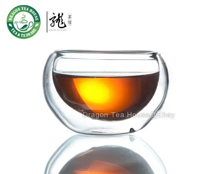 5 Pcs Double-wall Clear Glass Teacup 50ml 1.7 fl oz FH-305B | Дом и сад
