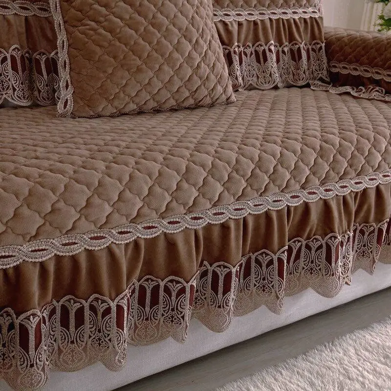 Fyjafon 1 Piece Sofa Cover Plush Anti-slip Sofa Towel Soft Feeling Slipcover Seat Couch Cover 15cm Lace Edge
Fyjafon 1 Piece Sofa Cover Plush Anti-slip Sofa Towel Soft Feeling Slipcover Seat Couch Cover 15cm Lace Edge
