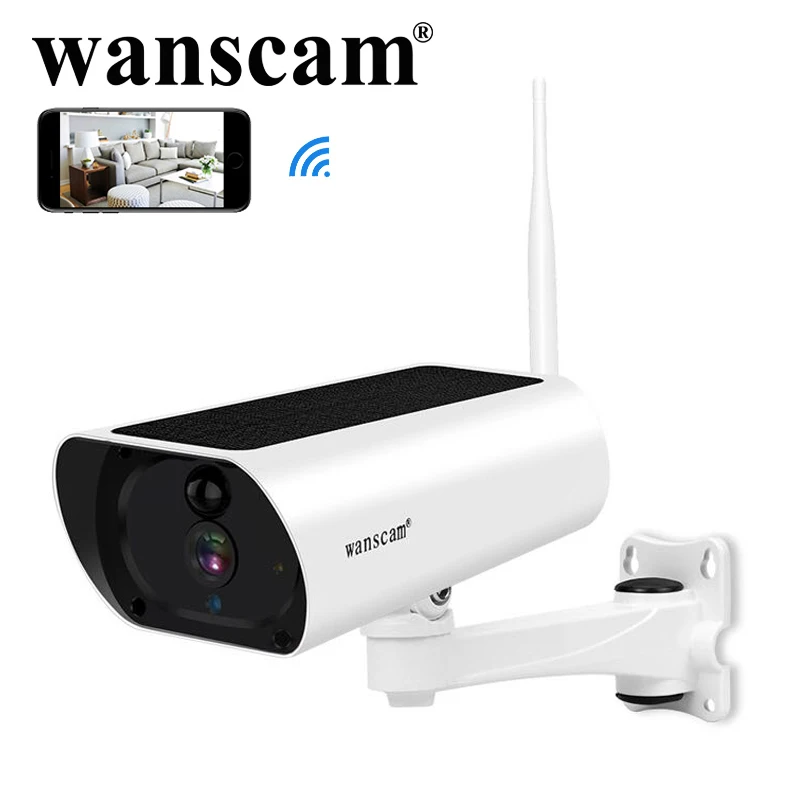 WANSCAM K55A 2MP HD ip камера на солнечной батарейке Водонепроницаемая двухсторонняя