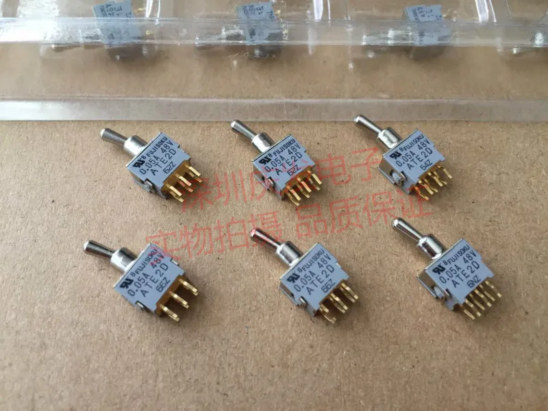 Original new 100% ATE1F ATE1D-11 3pin ATE2D 6pin miniature button switch reset switch 0.05A48V gold plated foot
Original new 100% ATE1F ATE1D-11 3pin ATE2D 6pin miniature button switch reset switch 0.05A48V gold plated foot