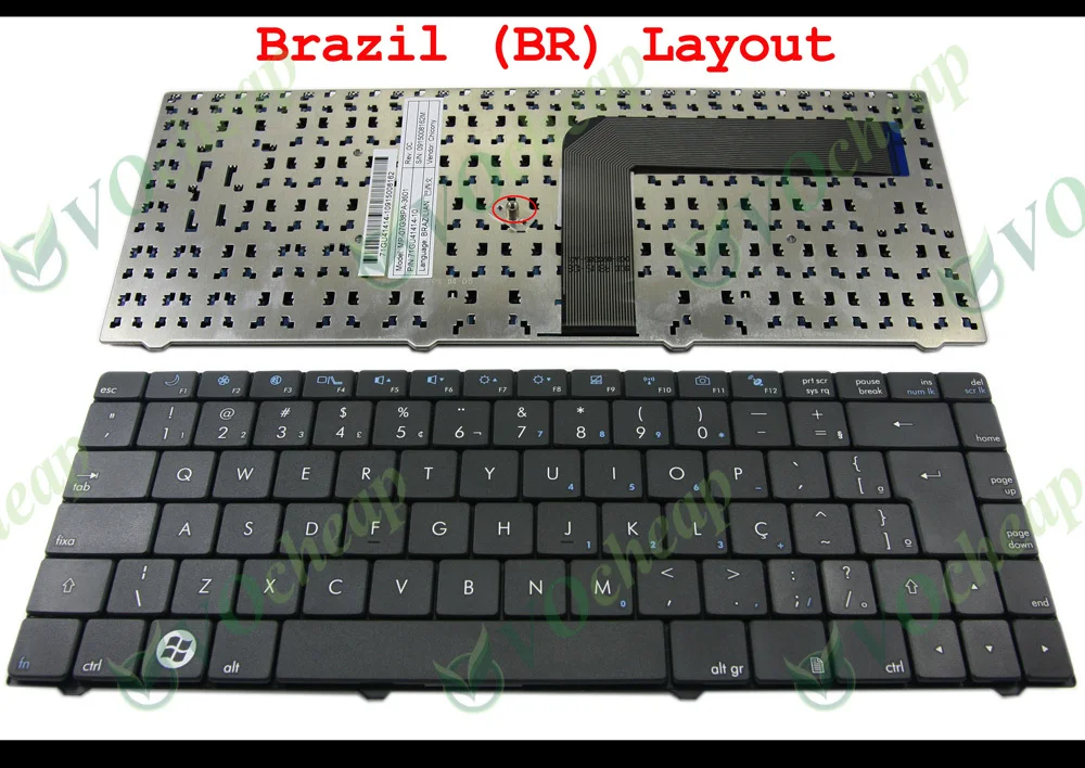 5 x New Laptop keyboard Teclado Notebook Cce Wm52c T52c T31 J95 Intelbras I22 I210 Black Brazilian Version - MP-07G38PA-3601
5 x New Laptop keyboard Teclado Notebook Cce Wm52c T52c T31 J95 Intelbras I22 I210 Black Brazilian Version - MP-07G38PA-3601