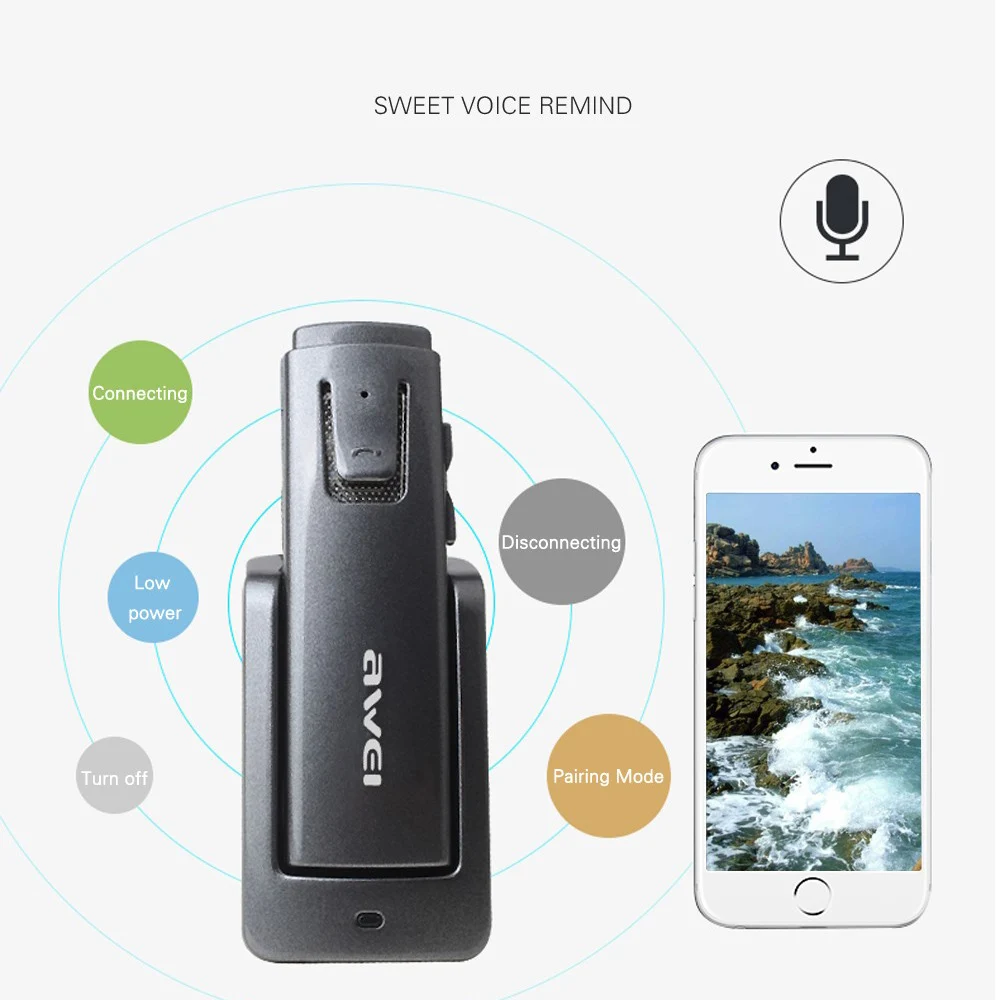 AWEI A833BL Bluetooth наушники беспроводные стерео гарнитура Hands Free Fone де ouvido Auriculares ecouteur