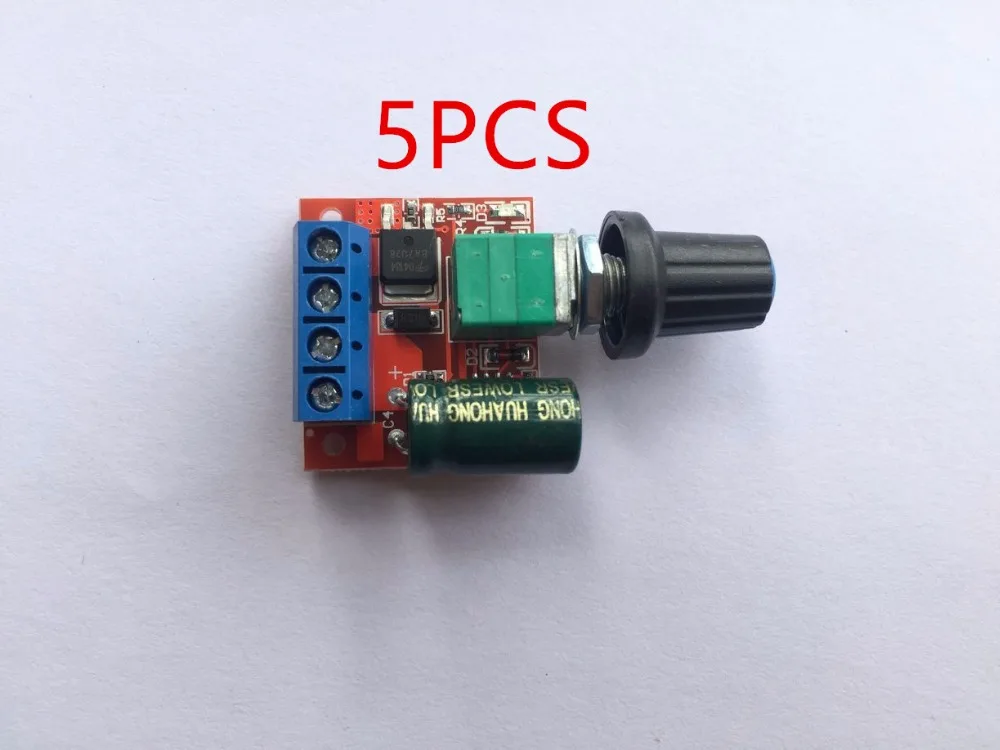 5PCS Mini DC-DC 4.5V-35V 5A 90W PWM DC Motor Speed Controller Module Regulator Control Adjust Adjustable Board Switch 12V 24V
5PCS Mini DC-DC 4.5V-35V 5A 90W PWM DC Motor Speed Controller Module Regulator Control Adjust Adjustable Board Switch 12V 24V