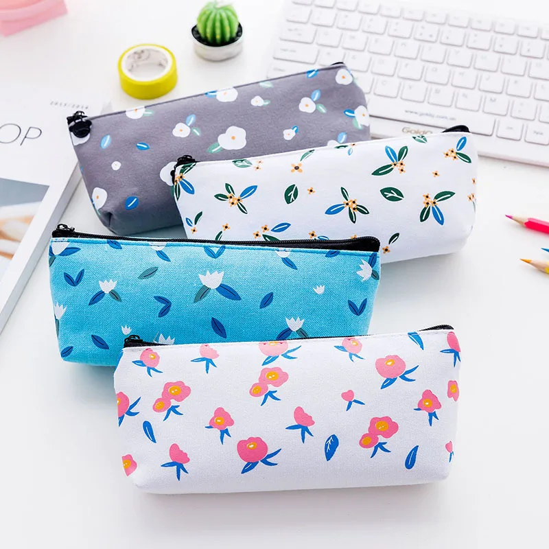 1 Pc Cute Kawaii Floral Flower Canvas Pencil Lovely Fabric Flower Pen Bags Pencilcase Storage Organizer School Supply Stationery
1 Pc Cute Kawaii Floral Flower Canvas Pencil Lovely Fabric Flower Pen Bags Pencilcase Storage Organizer School Supply Stationery
