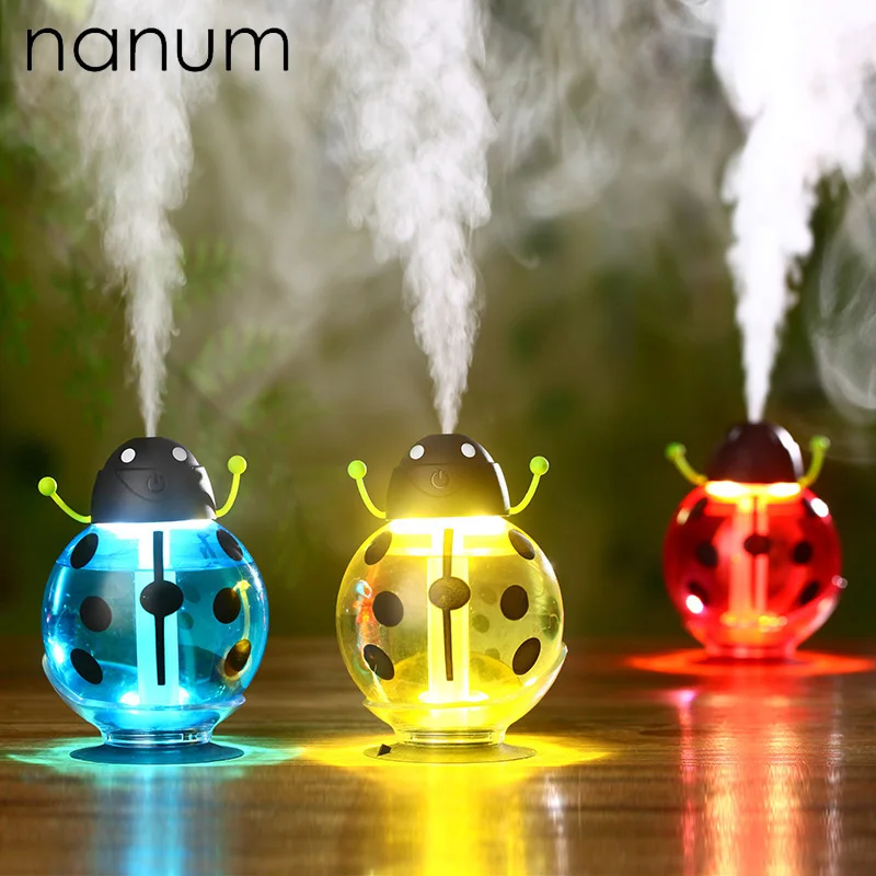 Car air freshener Ladybug Ultrasonic Car Humidifier 5V Led Light USB Portable Office Car Air Diffuser Mist Maker DC 260ML
Car air freshener Ladybug Ultrasonic Car Humidifier 5V Led Light USB Portable Office Car Air Diffuser Mist Maker DC 260ML