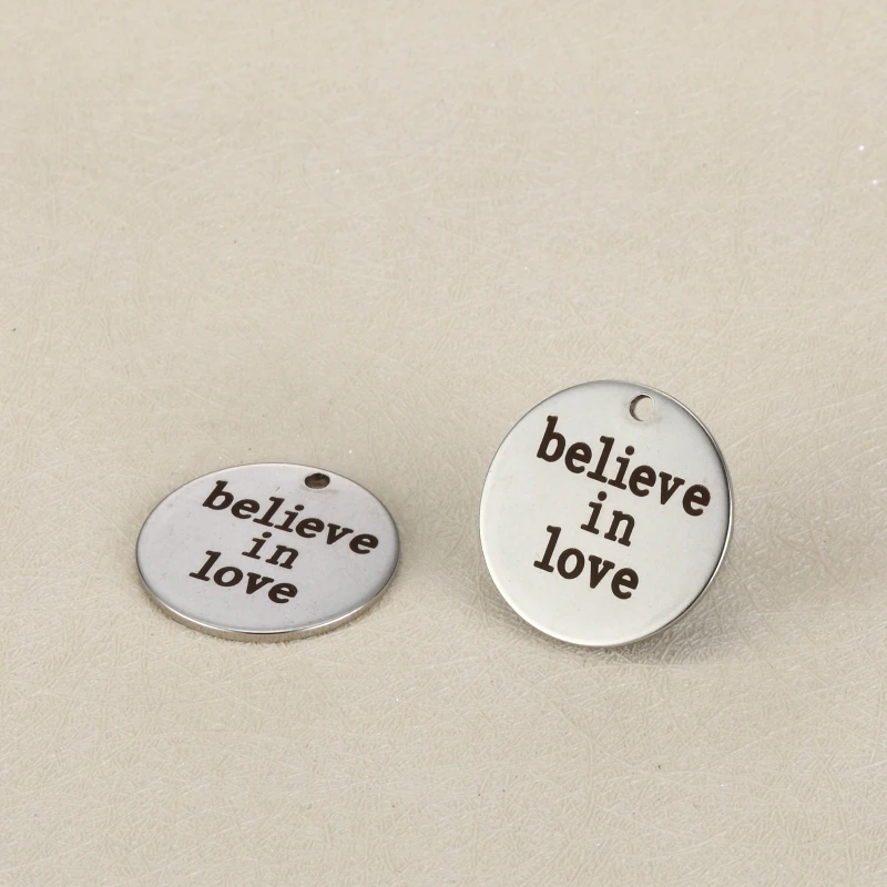20pcs 20mm DIY Charm stainless steel fittings lettering believe in love English lettering jewelry pendants for necklace
20pcs 20mm DIY Charm stainless steel fittings lettering believe in love English lettering jewelry pendants for necklace