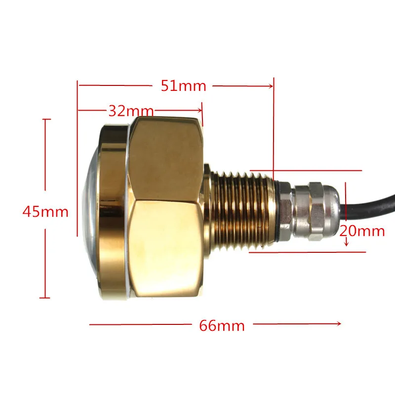 Smuxi 9 LED Boat Drain Plug Light 27W Waterproof IP68 Rate Blue Brightest 1800 Lumens Underwater Boat Lamp Yacht light
Smuxi 9 LED Boat Drain Plug Light 27W Waterproof IP68 Rate Blue Brightest 1800 Lumens Underwater Boat Lamp Yacht light