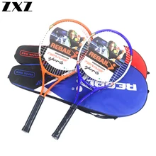 High Quality Aluminum Alloy Carbon Tennis Racket Fiber Men and Women Ultra Light Coach Recommended Training Racquets with Bag T4