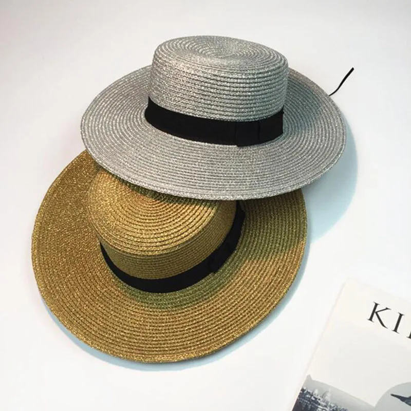 Women Boater Sun Hats Fashion Wheat Panama Beach Summer Hats For Women Boater Chapeau Paille ladies Wide Brim Straw Hats
Women Boater Sun Hats Fashion Wheat Panama Beach Summer Hats For Women Boater Chapeau Paille ladies Wide Brim Straw Hats