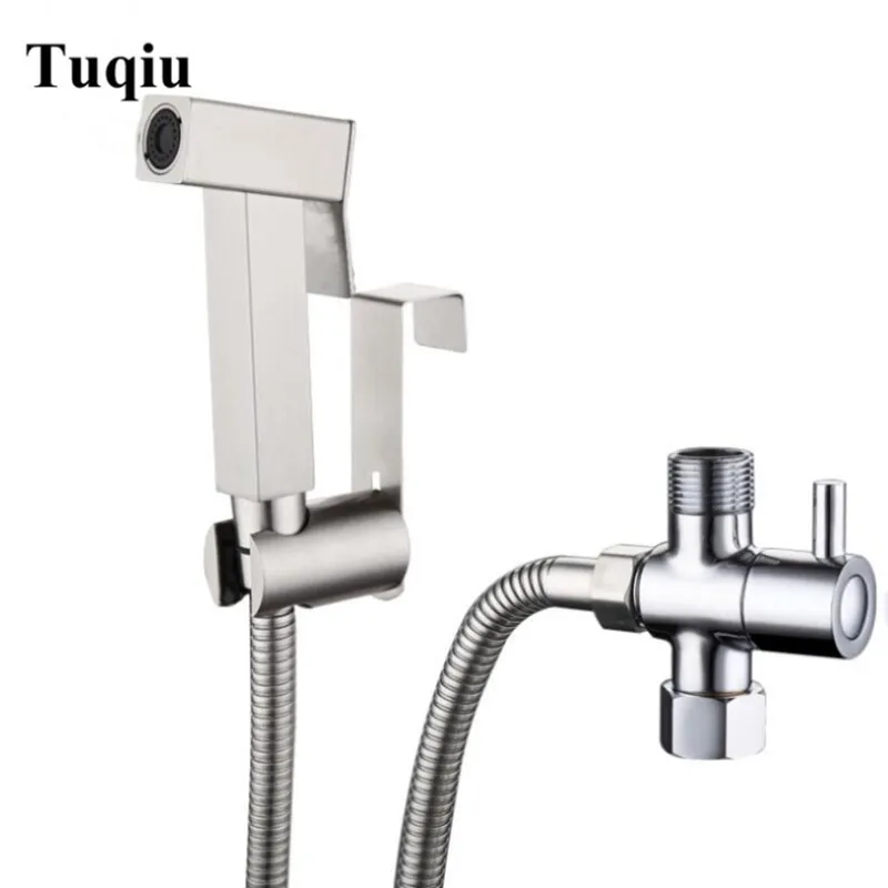 Nickel Brushed Finished Women Hand held Bidet Toilet Gun 304 Stainless Steel Cold Shower set Mixer Portable bidet spray faucet
Nickel Brushed Finished Women Hand held Bidet Toilet Gun 304 Stainless Steel Cold Shower set Mixer Portable bidet spray faucet
