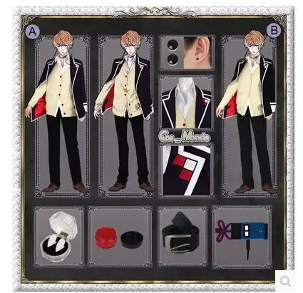 DIABOLIK LOVERS Sakamaki Shu Косплей Костюм на заказ любой размер бесплатная доставка
DIABOLIK LOVERS Sakamaki Shu Косплей Костюм на заказ любой размер бесплатная доставка