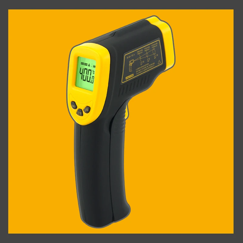 Smart Sensor AR300+ Digital Infrared Thermometer electronic -32~400C(-26~752F) Non-Contact IR Laser Point Gun Pyrometer
Smart Sensor AR300+ Digital Infrared Thermometer electronic -32~400C(-26~752F) Non-Contact IR Laser Point Gun Pyrometer