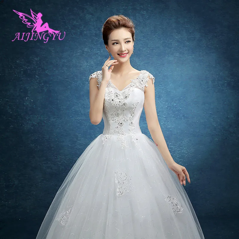 AIJINGYU 2021 floor length Customized new hot selling cheap ball gown lace up back formal bride dresses wedding dress WK266
AIJINGYU 2021 floor length Customized new hot selling cheap ball gown lace up back formal bride dresses wedding dress WK266