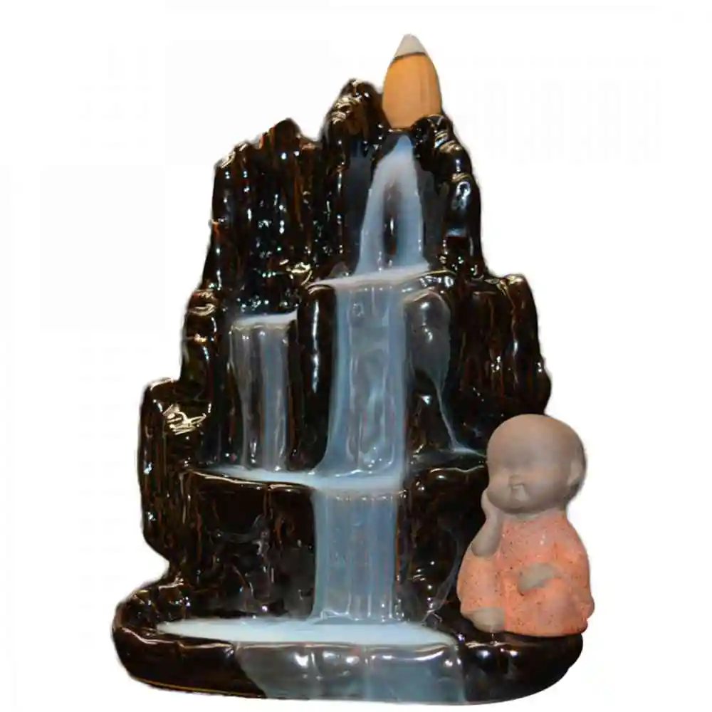 The Little Monk Censer Creative Home Decor Small Buddha Incense Holder Backflow Incense Burner Use In Home Office Teahouse
The Little Monk Censer Creative Home Decor Small Buddha Incense Holder Backflow Incense Burner Use In Home Office Teahouse