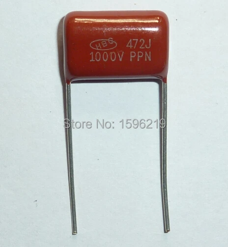 Конденсатор CBB 472 1000V 472J 1KV 4700pF 4.7nF P15 CBB81 Металлизированный Полипропиленовый