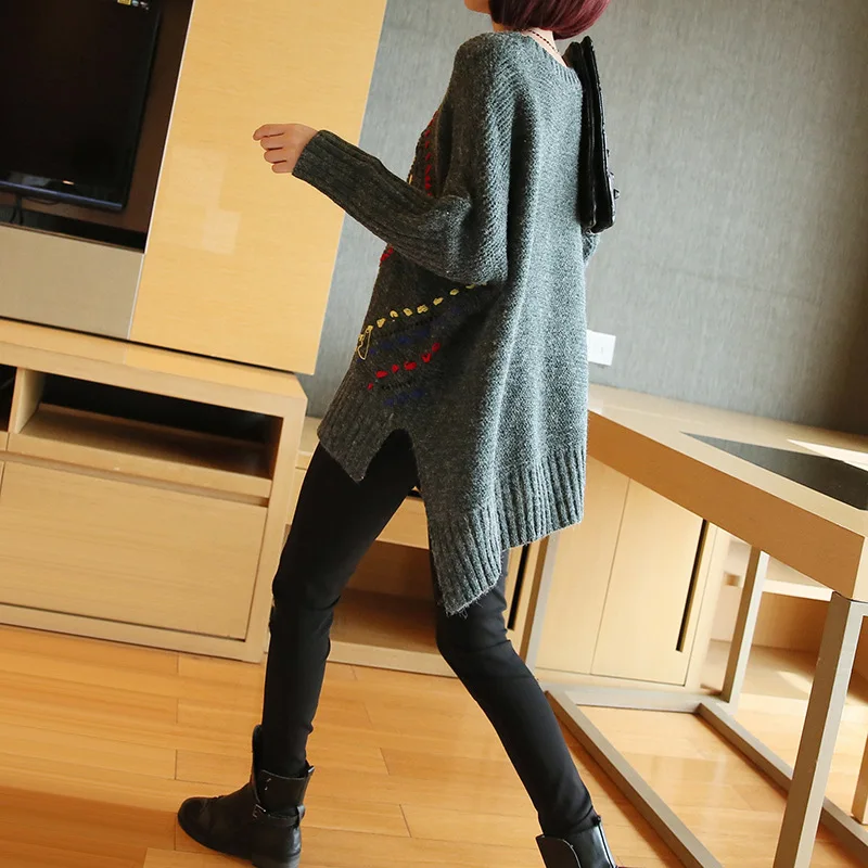 Autumn and winter fashion pullover sweater ladies 2018 new bottoming sweater autumn loose long-sleeved sweater
Autumn and winter fashion pullover sweater ladies 2018 new bottoming sweater autumn loose long-sleeved sweater