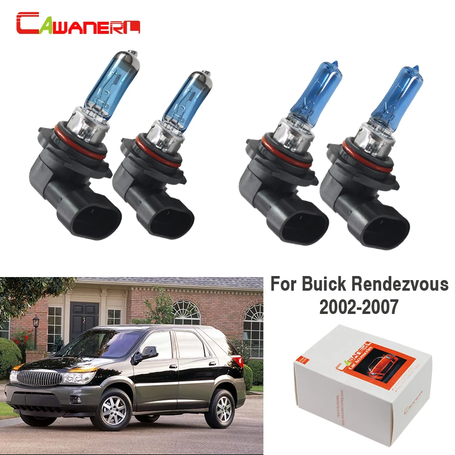 Cawanerl 4 Pieces 9005 9006 100W Halogen Bulb 4300K 12V Car Light Headlight High Beam + Low Beam For 2002-2007 Buick Rendezvous
Cawanerl 4 Pieces 9005 9006 100W Halogen Bulb 4300K 12V Car Light Headlight High Beam + Low Beam For 2002-2007 Buick Rendezvous