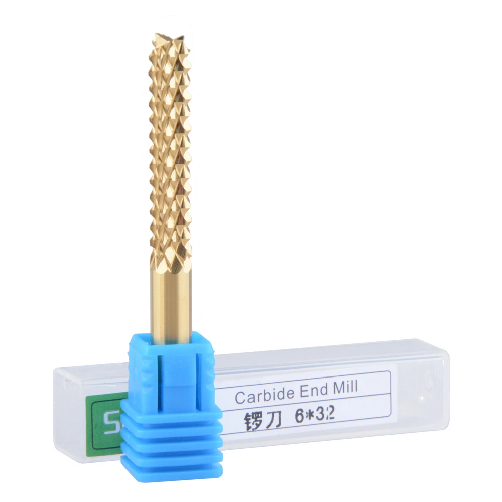 2pcs 6x32mm TiN Carbide Tungsten Corn Cutter cutting PCB milling bits end mill CNC router bits for Engraving machine
2pcs 6x32mm TiN Carbide Tungsten Corn Cutter cutting PCB milling bits end mill CNC router bits for Engraving machine