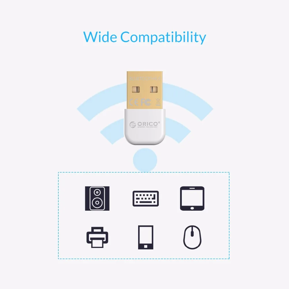 ORICO BTA 403 Mini Bluetooth 4.0 адаптер для вашего телефона и Планшеты белый|mini bluetooth adapter|bluetooth