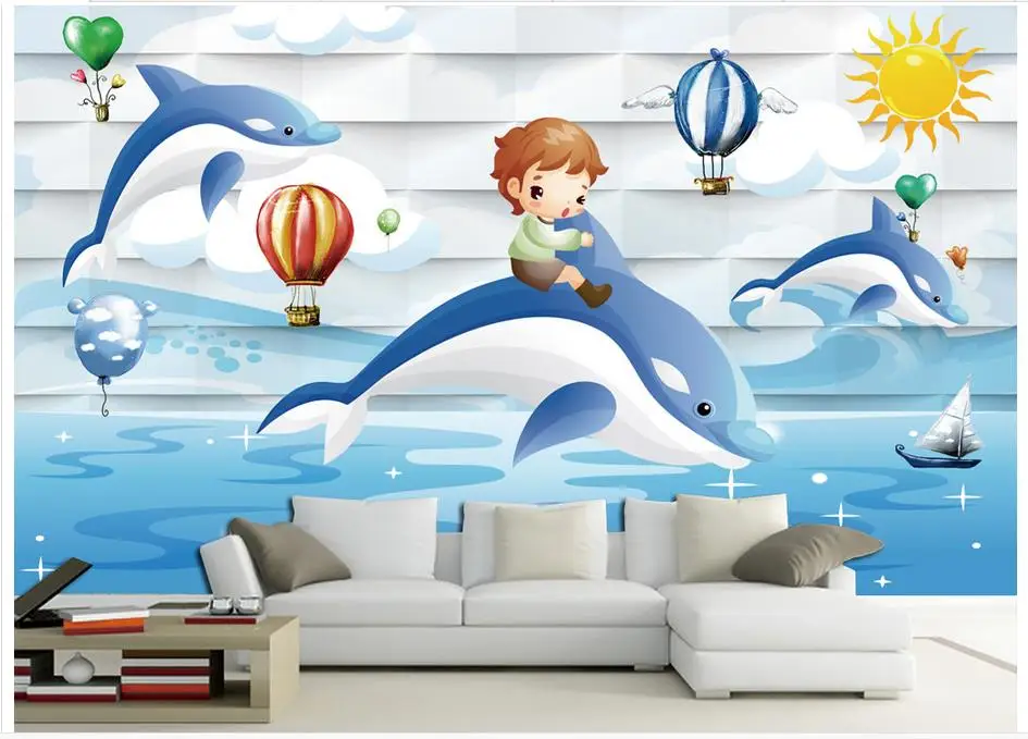 Пользовательские 3D обои, 3d настенные фрески, обои, обои, детская комната, только красивые дельфины, детская комната, росписи, домашний Настен...
Пользовательские 3D обои, 3d настенные фрески, обои, обои, детская комната, только красивые дельфины, детская комната, росписи, домашний Настен...
