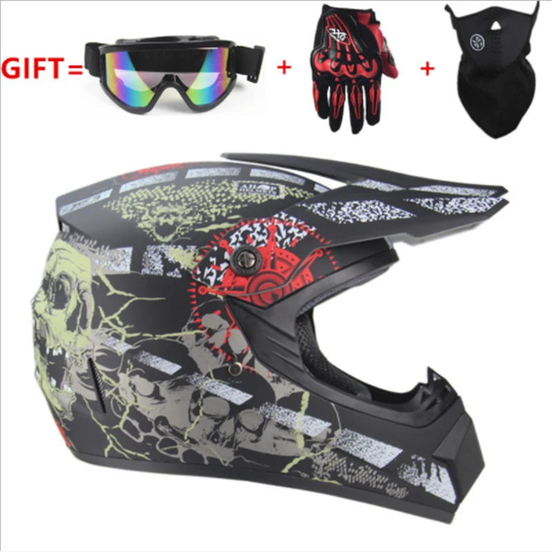 High Quality Adult Motocross Off Road Cycling Helmet ATV Dirt Bike Downhill MTB DH Racing Helmet With Free Gifts 
High Quality Adult Motocross Off Road Cycling Helmet ATV Dirt Bike Downhill MTB DH Racing Helmet With Free Gifts