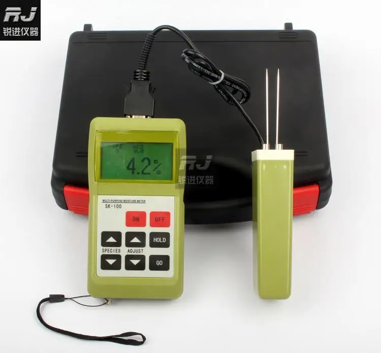 (SK-100) moisture tester for food moisture detector moisture content meter double needle finished product
(SK-100) moisture tester for food moisture detector moisture content meter double needle finished product
