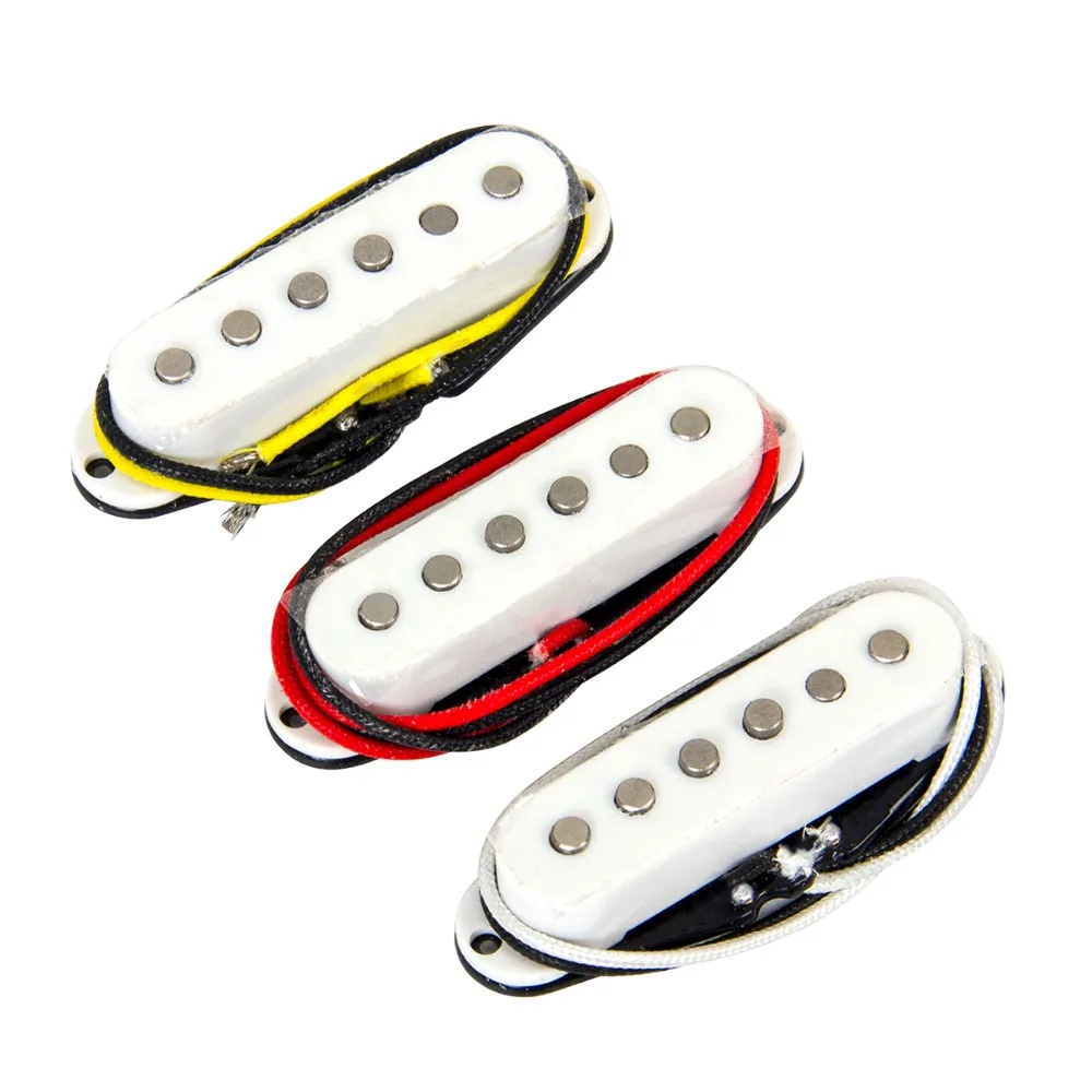 Vintage Single Coil Pickup Black White for Electric Guitar Parts Accessories Alnico 5 Neck Middle Bridge Set
Vintage Single Coil Pickup Black White for Electric Guitar Parts Accessories Alnico 5 Neck Middle Bridge Set
