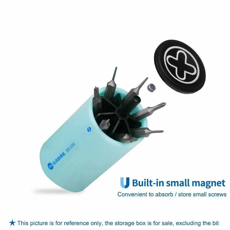SUNSHINE Mini Receiving Box Screwdriver Batch Head Magnetic Mini Storage Box Tool For Electric Precision Screwdriver Set Etc
SUNSHINE Mini Receiving Box Screwdriver Batch Head Magnetic Mini Storage Box Tool For Electric Precision Screwdriver Set Etc