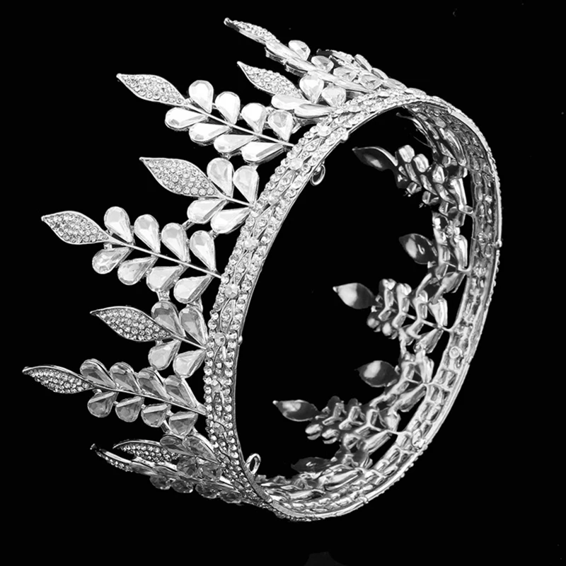HIMSTORY European-style Retro Queen Baroque Hair Crown Bride Luxury Large Roun Gold AB Color Hair Crown Hair Jewelry Accessory
HIMSTORY European-style Retro Queen Baroque Hair Crown Bride Luxury Large Roun Gold AB Color Hair Crown Hair Jewelry Accessory
