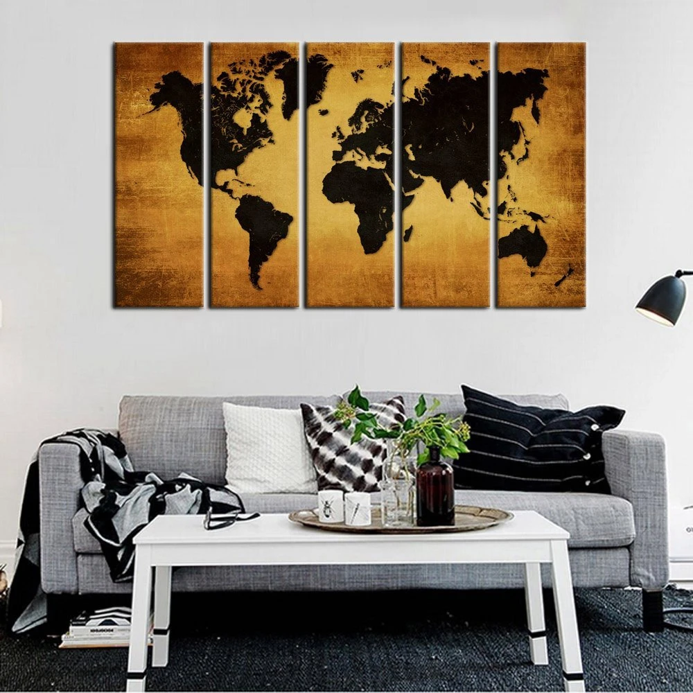 Canvas Wall Art Print Vintage World Map Painting Large Framed Canvas Art Retro Map of the World Painting Abstract for Home Decor
Canvas Wall Art Print Vintage World Map Painting Large Framed Canvas Art Retro Map of the World Painting Abstract for Home Decor