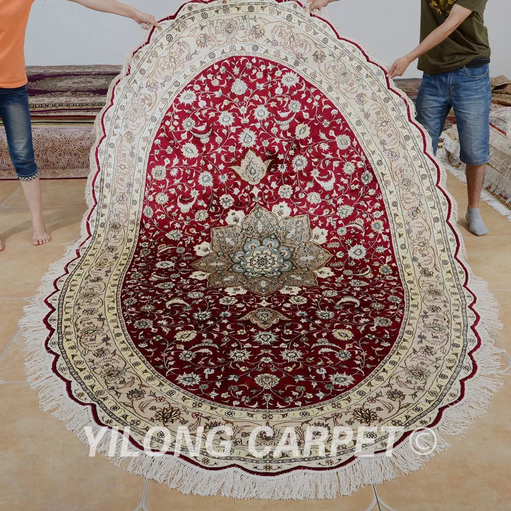 Yilong 6'x9' oval red carpet handmade new vantage oval turkish hand made rugs (0969)
Yilong 6'x9' oval red carpet handmade new vantage oval turkish hand made rugs (0969)