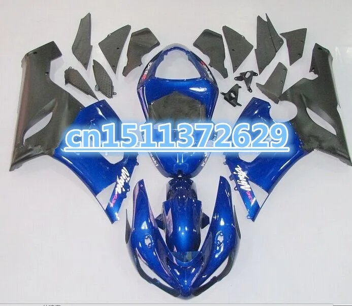 For KAWASAKI Ninja 100% NEW ZX6R 05 06 Blue black Fairing kit ZX 6R 636 2005 2006 zx6r 05 06 Fairings set
For KAWASAKI Ninja 100% NEW ZX6R 05 06 Blue black Fairing kit ZX 6R 636 2005 2006 zx6r 05 06 Fairings set