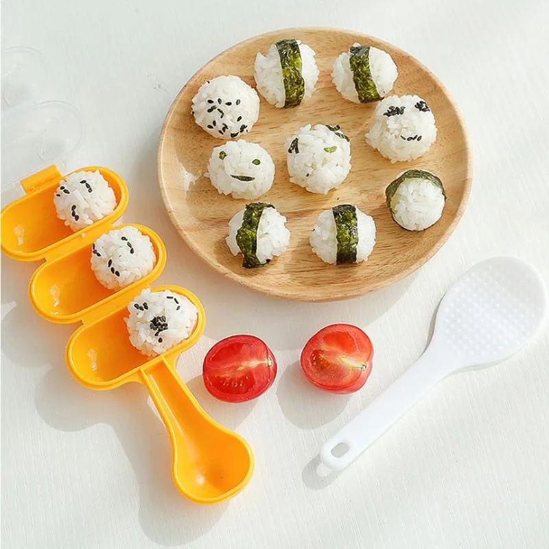 1PC Creativity Rice Ball Molds Sushi Mold Maker DIY Sushi Maker Onigiri Rice Mold Kitchen Sushi Making Tools Bento Accessories
1PC Creativity Rice Ball Molds Sushi Mold Maker DIY Sushi Maker Onigiri Rice Mold Kitchen Sushi Making Tools Bento Accessories