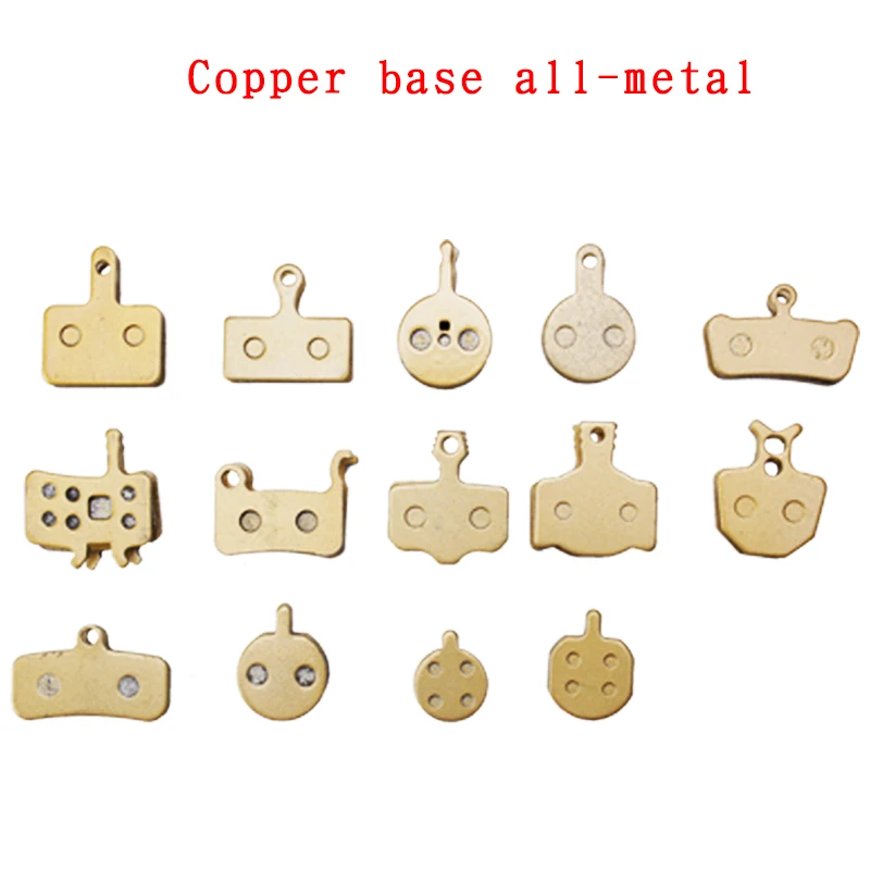 4 Pairs MTB Bicycle Bike Gold Full Metal Disc Brake Pads brake skin mountain bike copper base metal friction block brake parts
4 Pairs MTB Bicycle Bike Gold Full Metal Disc Brake Pads brake skin mountain bike copper base metal friction block brake parts