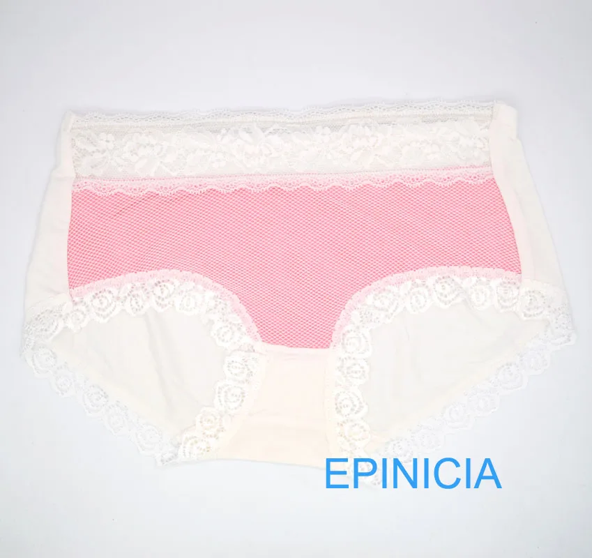 Ladies Modal Solid Underwear Women Briefs Mid Size Seamless Sexy Lace Panties Soft Briefs Mid Waist Breathable Low-Rise Panties
Ladies Modal Solid Underwear Women Briefs Mid Size Seamless Sexy Lace Panties Soft Briefs Mid Waist Breathable Low-Rise Panties