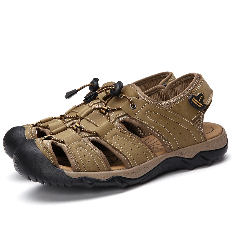 Luxury leather summer men's sandals fashion men's sandals beach shoes soft breathable 2018 new
Luxury leather summer men's sandals fashion men's sandals beach shoes soft breathable 2018 new