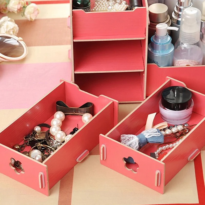 Creative DIY Makeup Organizer Wooden Drawer Cosmetic Storage Box Women Jewelry Lipstick Container Desktop Sundries Holder Case
Creative DIY Makeup Organizer Wooden Drawer Cosmetic Storage Box Women Jewelry Lipstick Container Desktop Sundries Holder Case