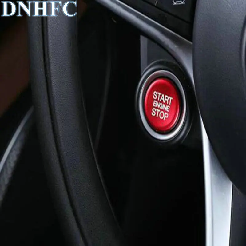 DNHFC Car styling start engine stop Decorate the sequins for Alfa romeo Giulia 2017 2018
DNHFC Car styling start engine stop Decorate the sequins for Alfa romeo Giulia 2017 2018