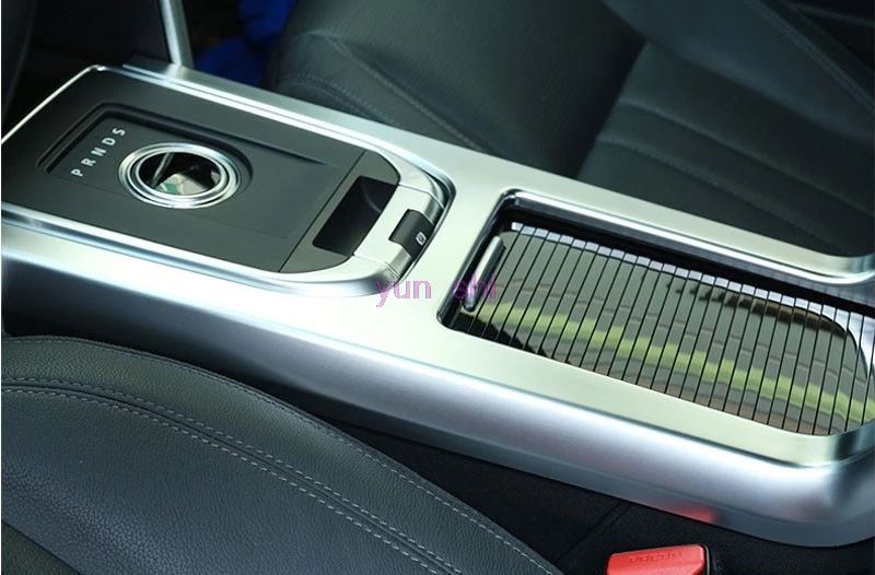 ABS Chrome Car Gear Shift Panel Trim Decoration Interior Modified Sticker Car-styling For Land Rover 2015-2019 DISCOVERY SPORT | Автомобили