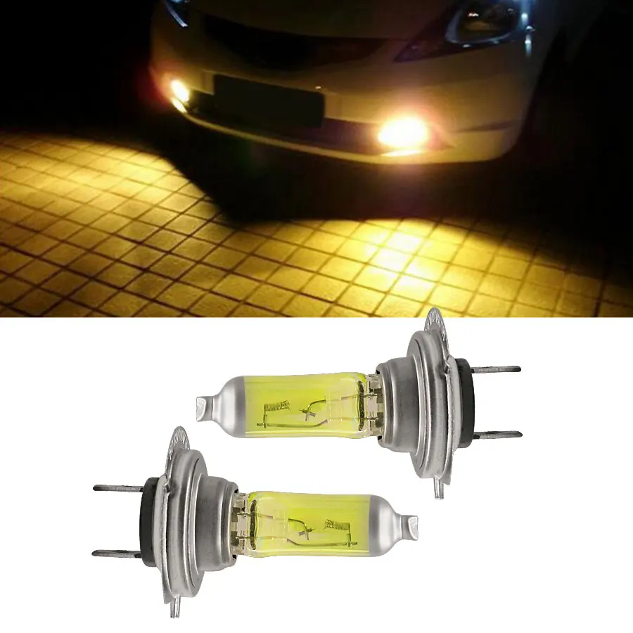 2Pcs H7 Halogen Headlight 100W Car Fog Light Bulbs 3200-3500K Yellow Golden Auto Hlogen Light Source External Lights Bulbs
2Pcs H7 Halogen Headlight 100W Car Fog Light Bulbs 3200-3500K Yellow Golden Auto Hlogen Light Source External Lights Bulbs