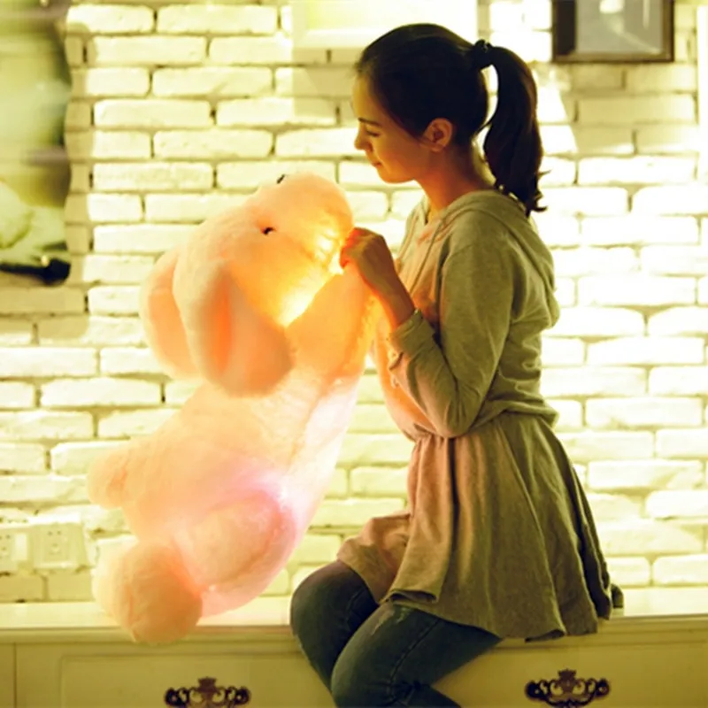 1pc 50cm Creative Light Up LED Teddy Dog Stuffed Animals Luminous Plush Toy Colorful Glowing Pillows Christmas Gift for Kids
1pc 50cm Creative Light Up LED Teddy Dog Stuffed Animals Luminous Plush Toy Colorful Glowing Pillows Christmas Gift for Kids