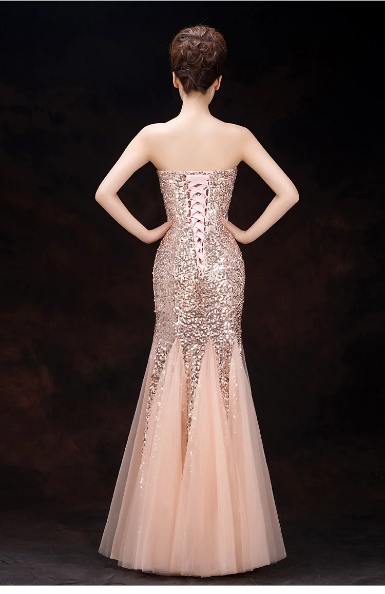 Ensotek 2019 High Quality Long Sequins Dress Maxi Dress Strapless Long Mermaid Evening Gowns vestido de festa For Prom Party
Ensotek 2019 High Quality Long Sequins Dress Maxi Dress Strapless Long Mermaid Evening Gowns vestido de festa For Prom Party