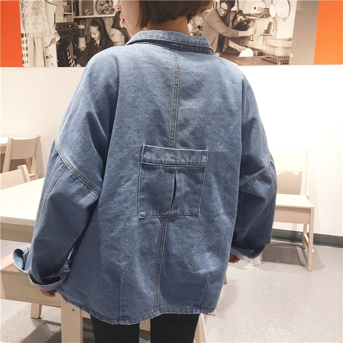 2018 New Spring Autumn Hot sale Loose style fashion casual popular pure women denim Jacket Cheap wholesale A236
2018 New Spring Autumn Hot sale Loose style fashion casual popular pure women denim Jacket Cheap wholesale A236