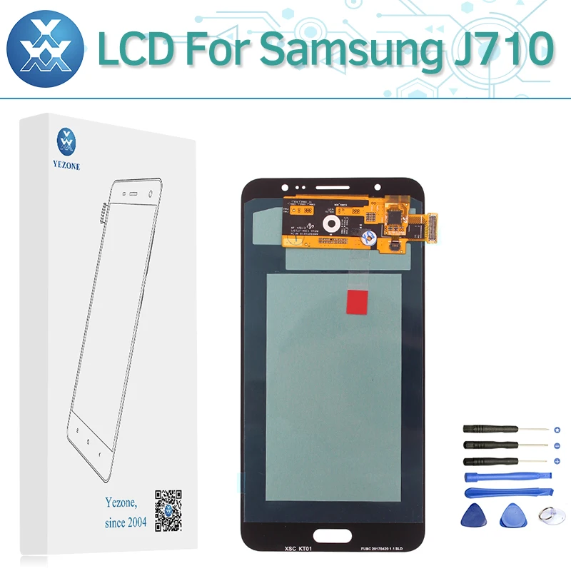 Super Amoled ЖК дисплей Сенсорный экран для samsung Galaxy J710 SM J710FN/DS J7 2016 J710M J710H Экран дисплея