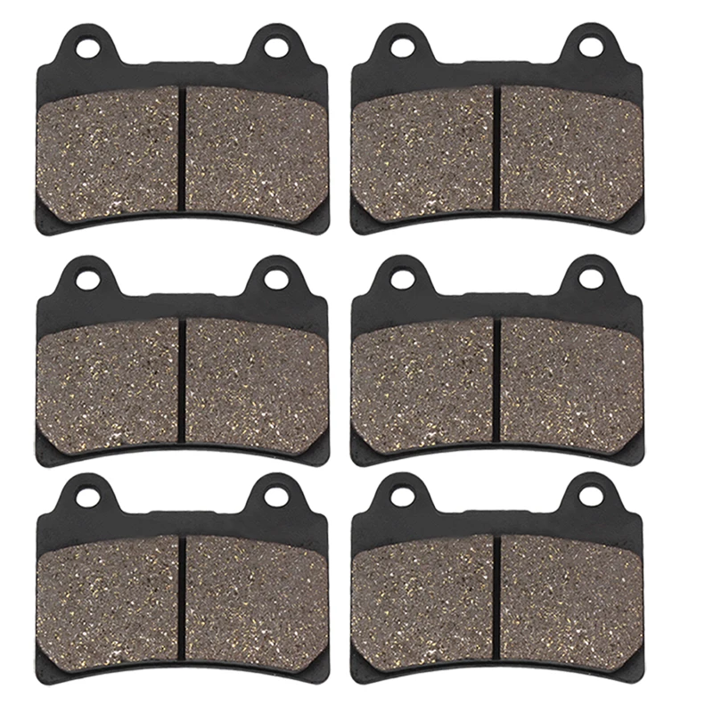 

Cyleto Motorcycle Front and Rear Brake Pads for YAMAHA XVZ 13 Series Venture Royale 1986-1993 XVZ13 Venture 1987 1988