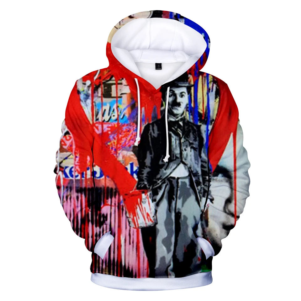 CHAPLIN Fashion Funny Print Hoodies Sweatshirts Women/Men Warm Cool Long Sleeve Skull Print Homme Hoodie Fashion Clothes
CHAPLIN Fashion Funny Print Hoodies Sweatshirts Women/Men Warm Cool Long Sleeve Skull Print Homme Hoodie Fashion Clothes