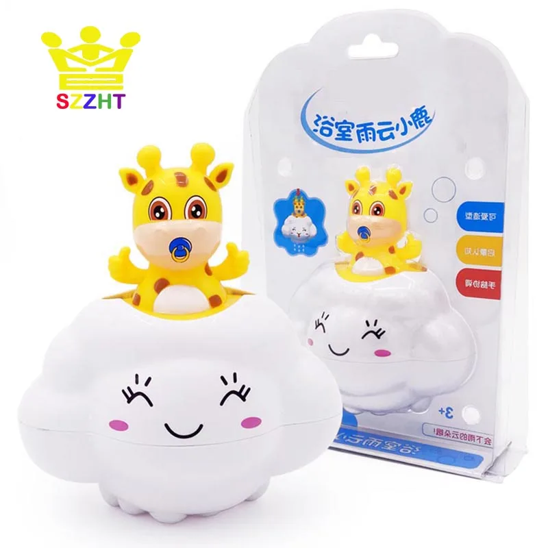Baby Shower Bath Toys Lovely Sprinkling Cloud Floating Deer Water Toys for Children Newborn Early Educational Bathtub Bathroom
Baby Shower Bath Toys Lovely Sprinkling Cloud Floating Deer Water Toys for Children Newborn Early Educational Bathtub Bathroom