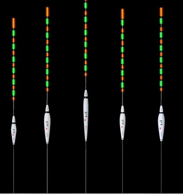 Multi using Led night fishing float also can be used in day time when close the battery because of its clear tail 10 pcs
Multi using Led night fishing float also can be used in day time when close the battery because of its clear tail 10 pcs