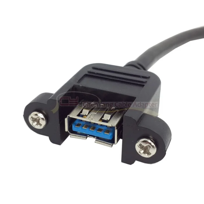 USB 3.0 A Type Male to Female Extension Cable with Panel Mount screws 50cm 80cm 150cm
USB 3.0 A Type Male to Female Extension Cable with Panel Mount screws 50cm 80cm 150cm